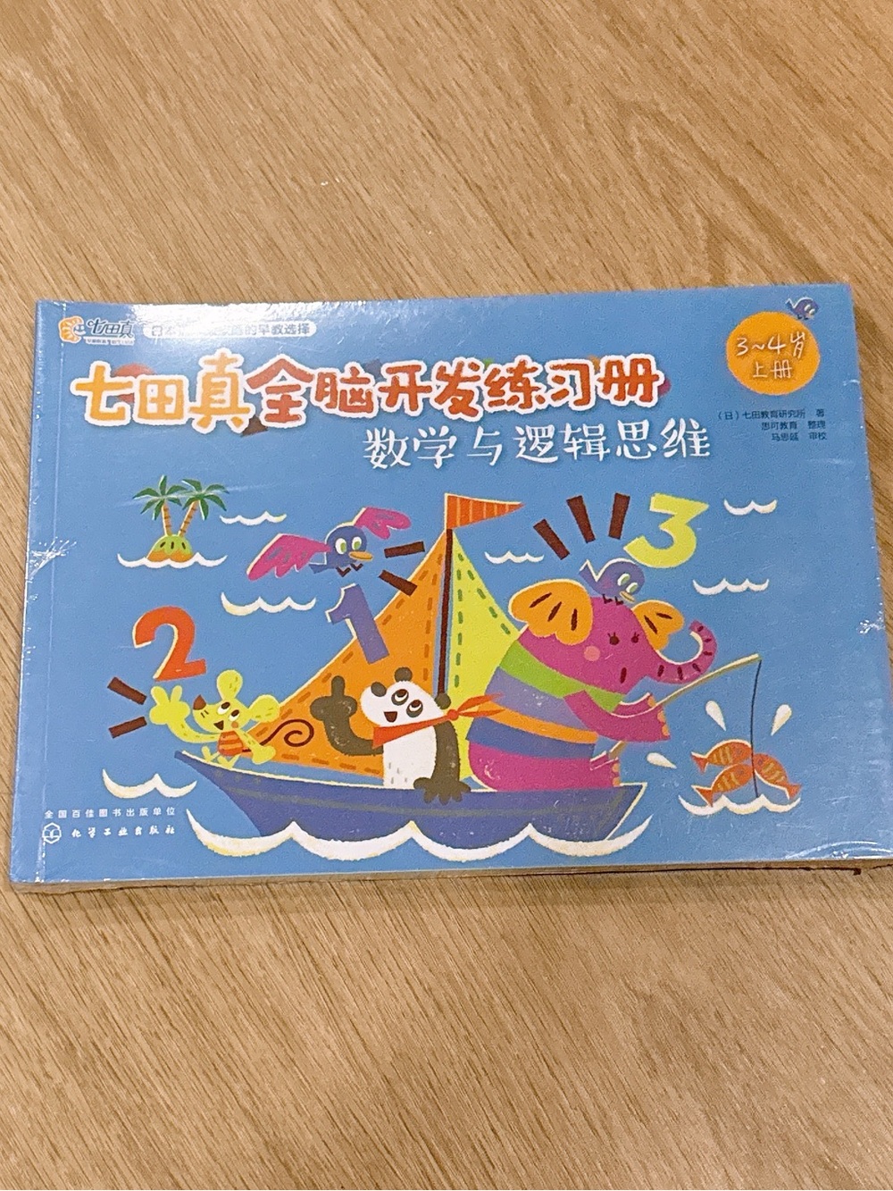 Kids Educational Activity Book - Blue - 全脑开发练习册 3-4years